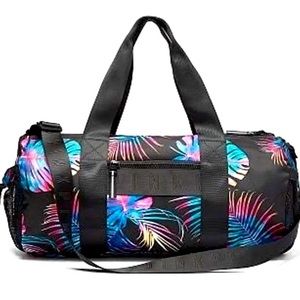 Victoria’s Secret Pink palm tropical duffel bag